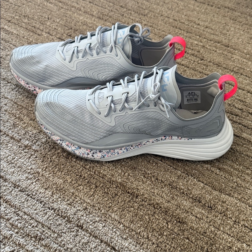 APL Men’s Gray & Pink Athletic Shoes